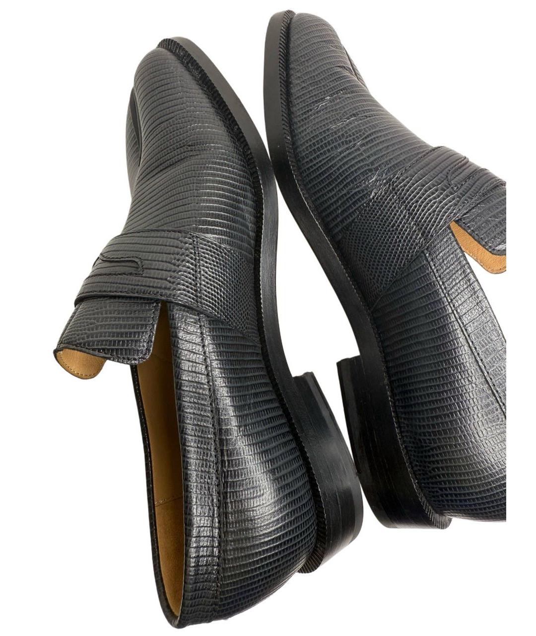 MAISON MARGIELA Черные кожаные лоферы, фото 8