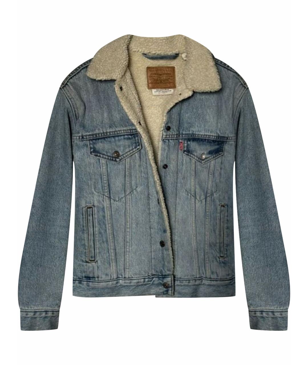 LEVI'S Голубая деним куртка, фото 1