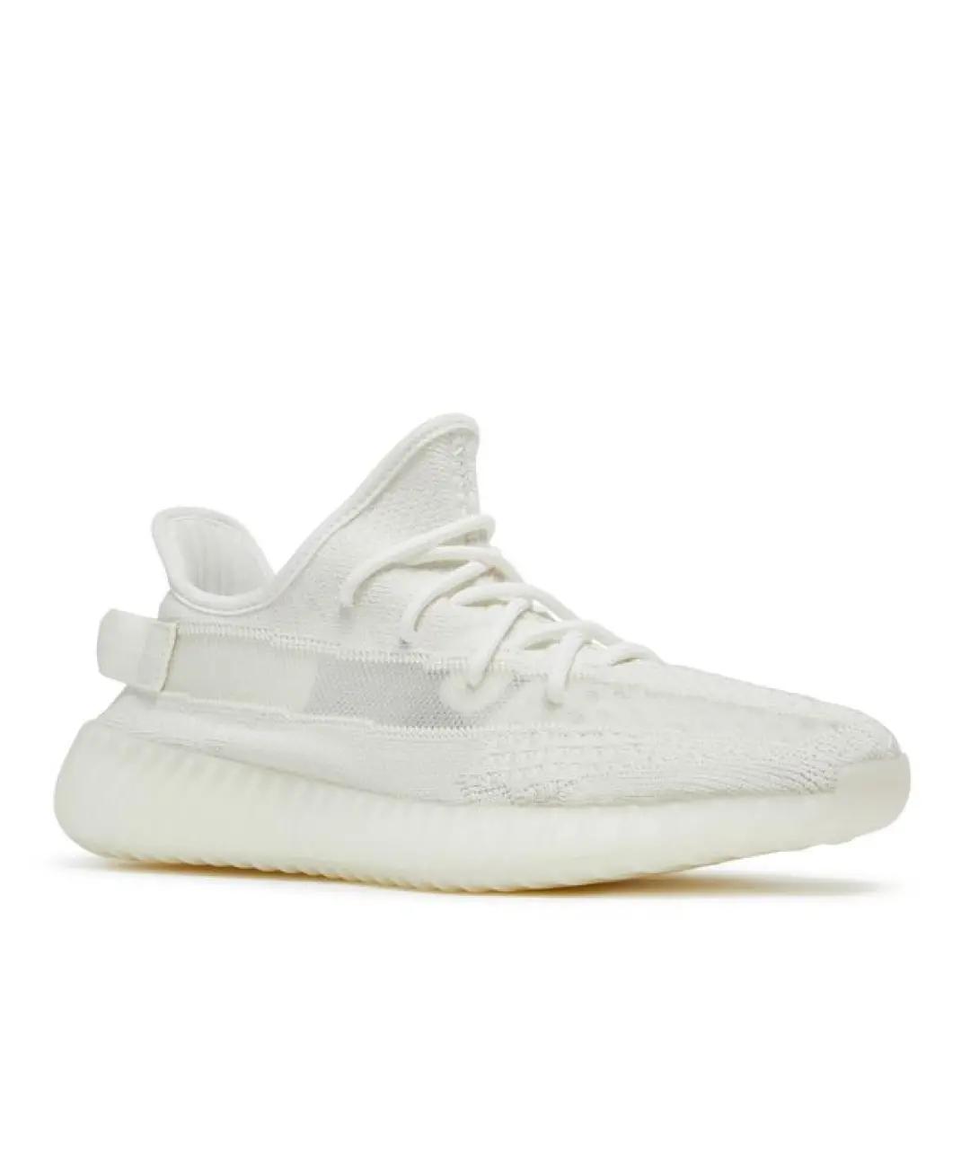 ADIDAS YEEZY Белые текстильные кроссовки, фото 2