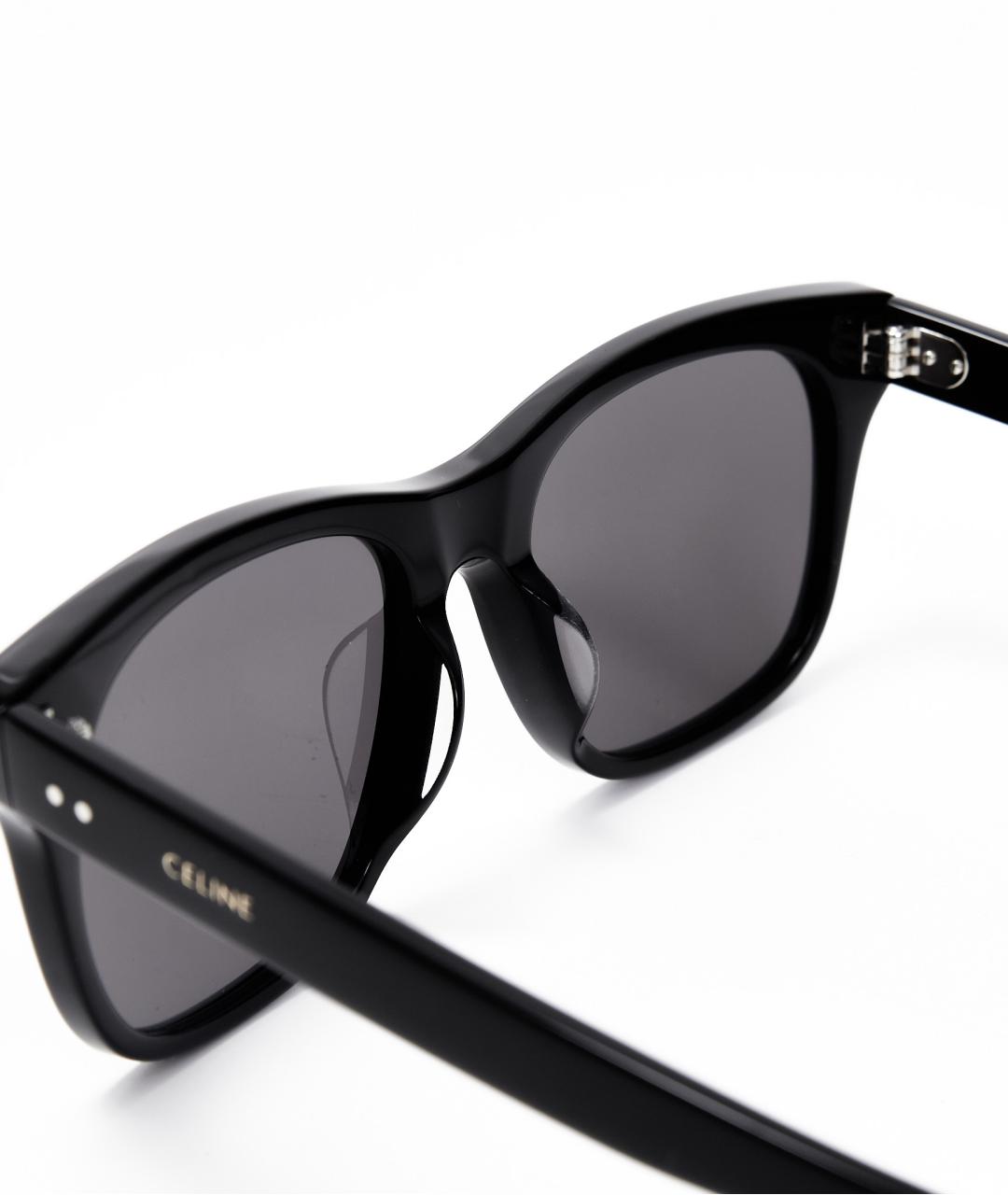 CELINE Черные пластиковые солнцезащитные очки, фото 5