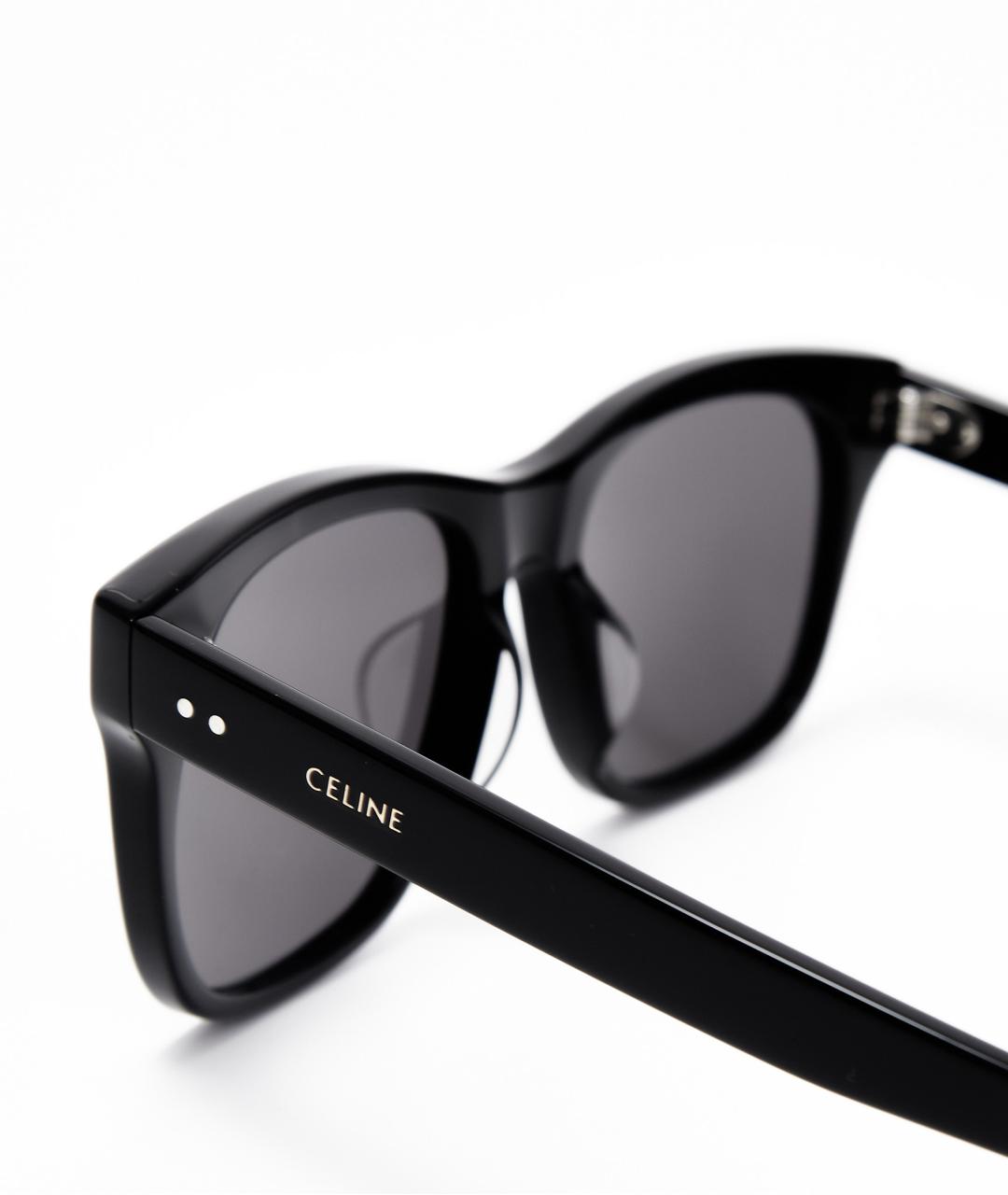 CELINE Черные пластиковые солнцезащитные очки, фото 4