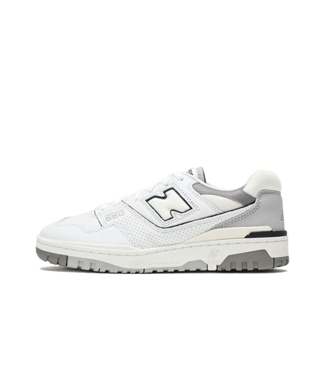 NEW BALANCE Белые кожаные кроссовки, фото 3