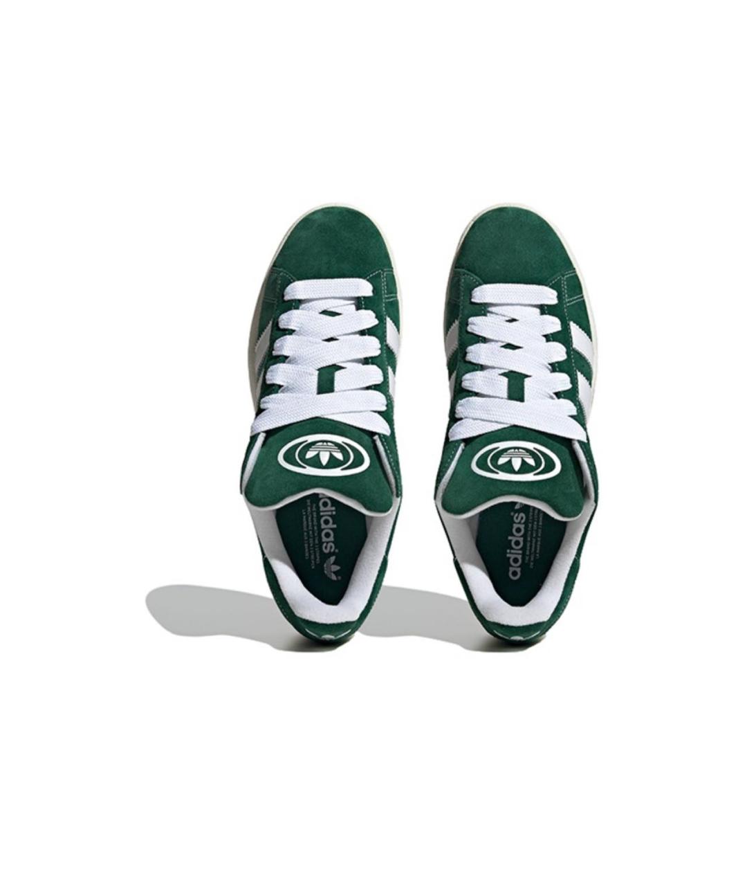 ADIDAS Зеленые замшевые кеды, фото 4
