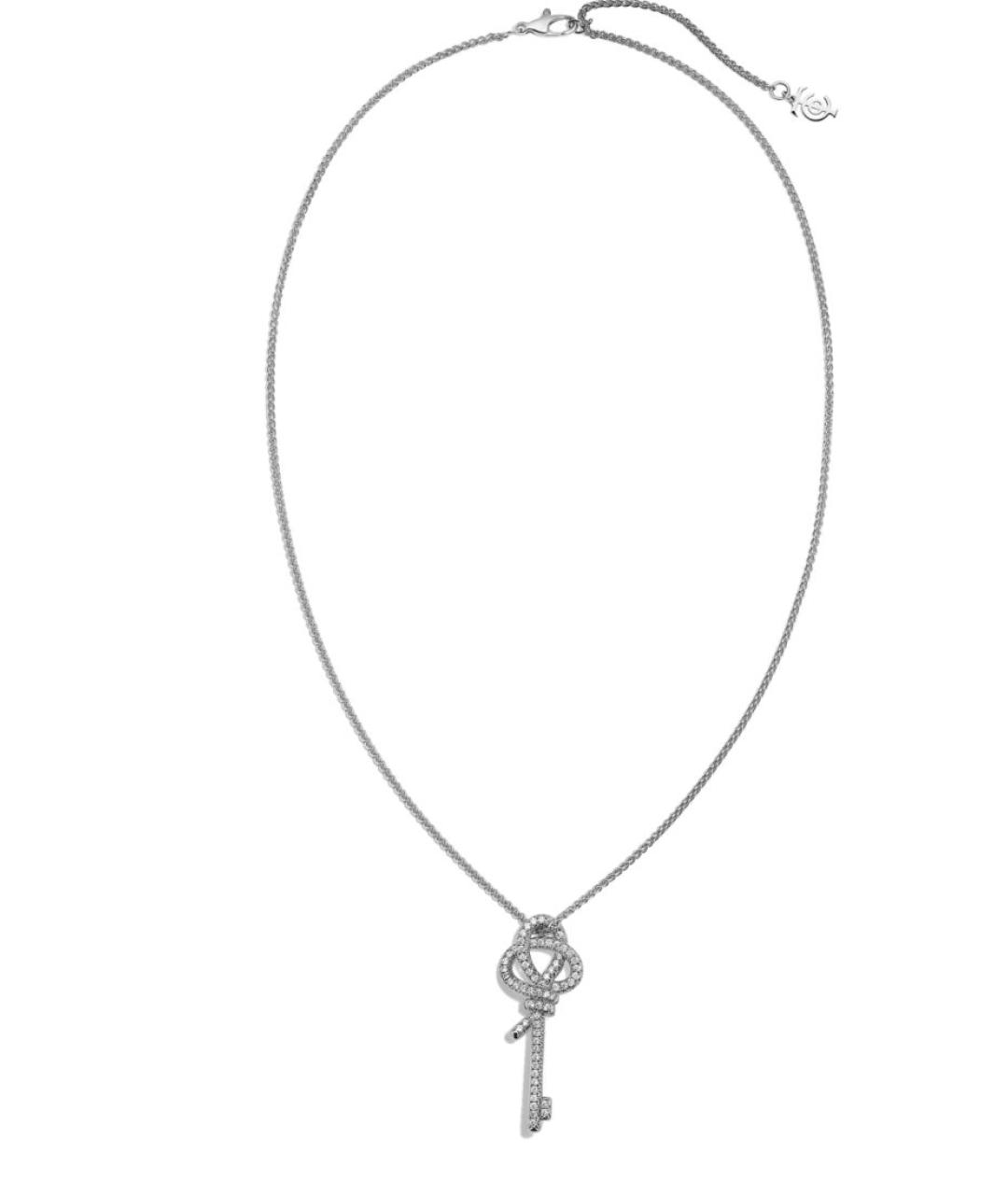 TIFFANY&CO Серебряное платиновое колье, фото 6