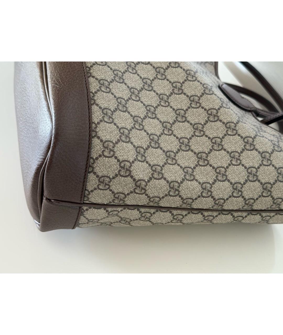GUCCI Бежевая сумка тоут, фото 8
