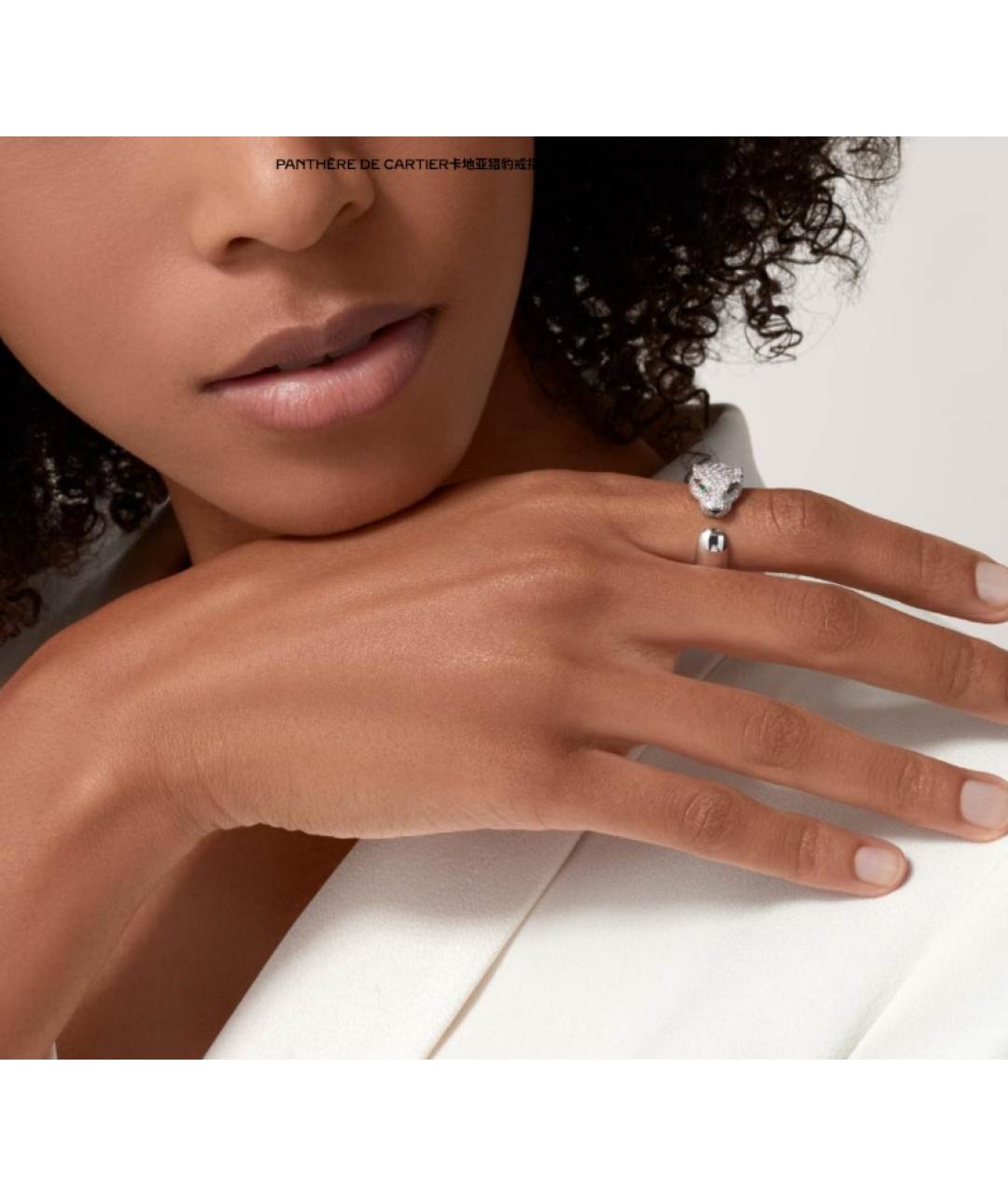 CARTIER Серебряное кольцо из белого золота, фото 5