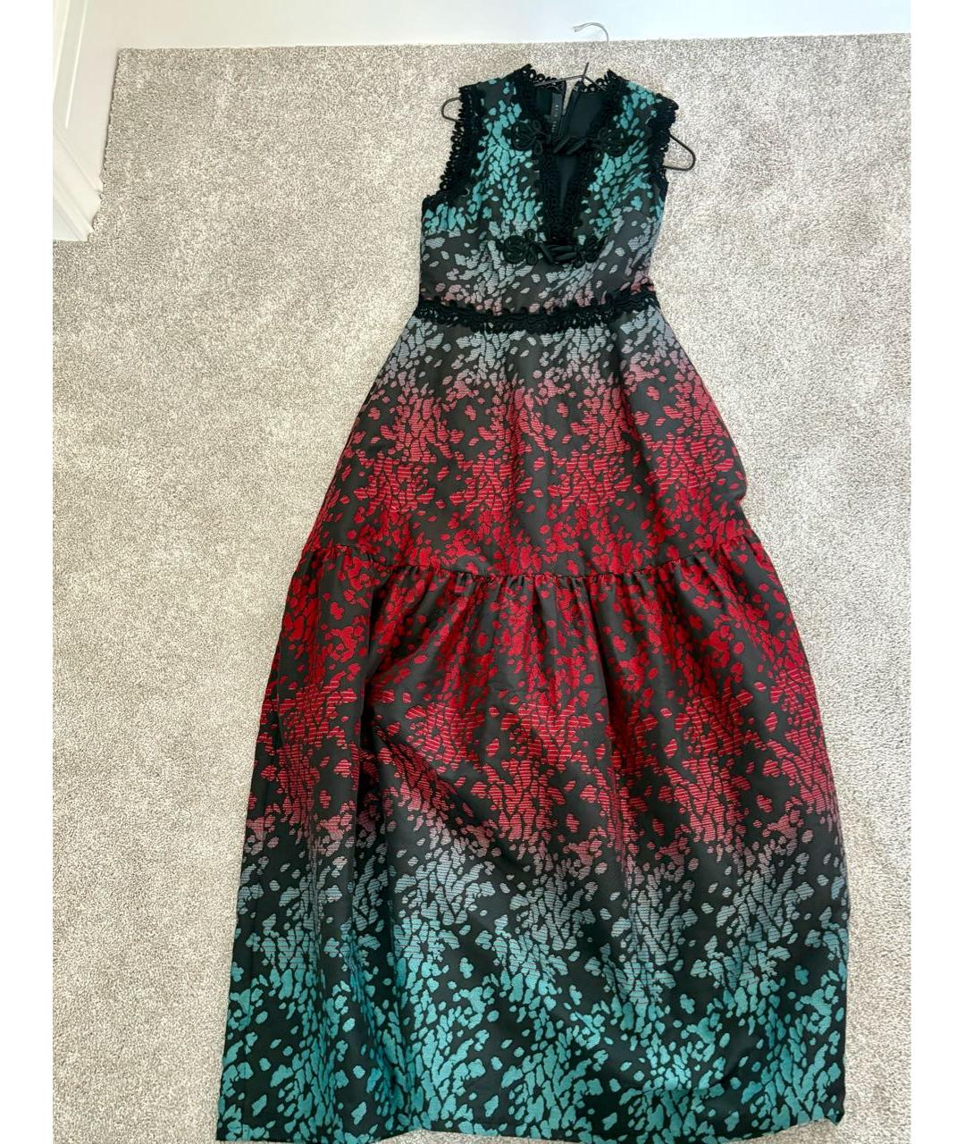 ELIE SAAB Черный вискозный сарафан, фото 3