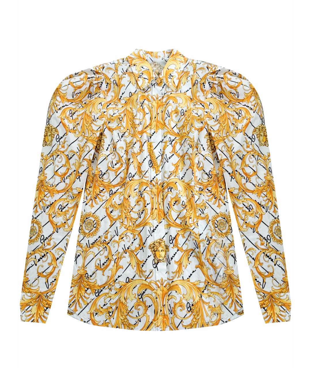 VERSACE Белая хлопковая рубашка, фото 1
