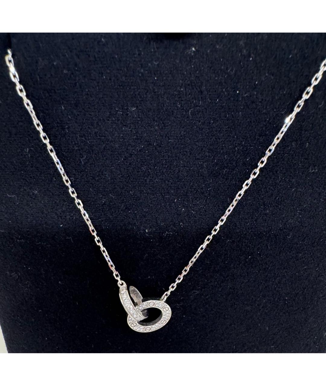 CARTIER Белое колье из белого золота, фото 5