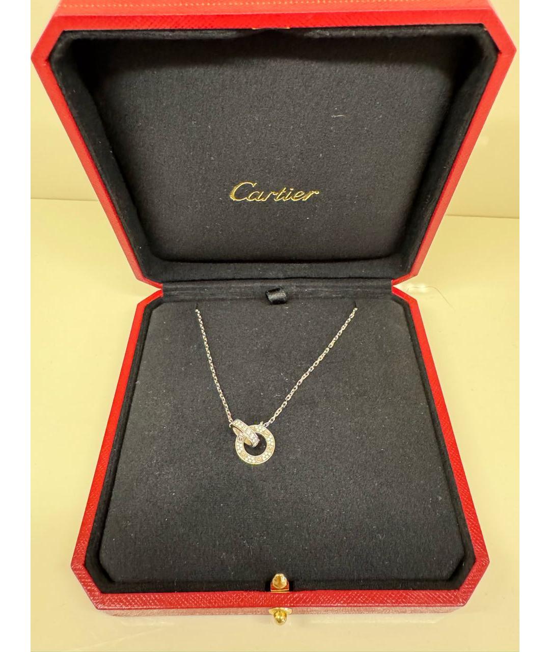 CARTIER Белое колье из белого золота, фото 2