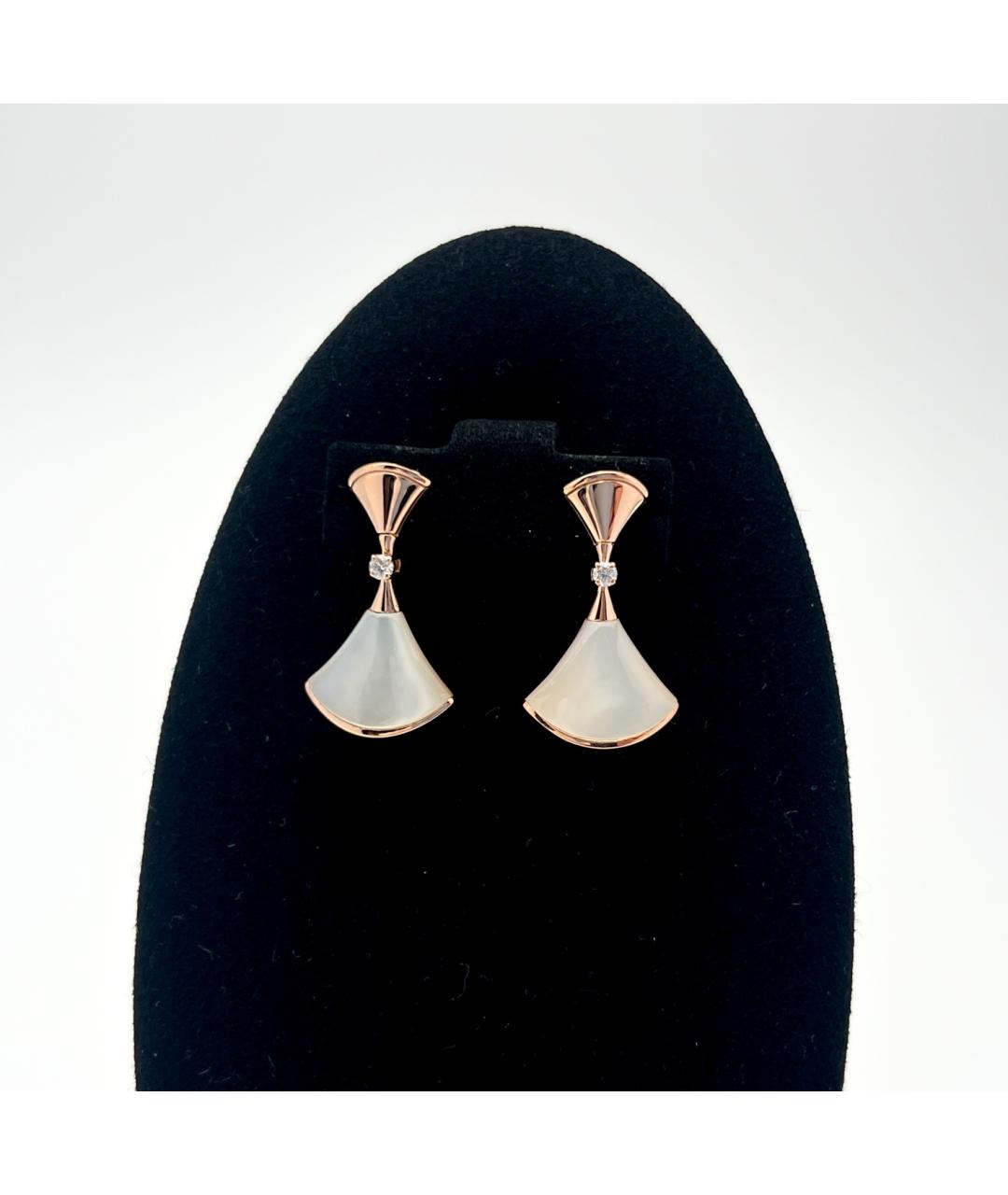 BVLGARI Золотые серьги из розового золота, фото 6
