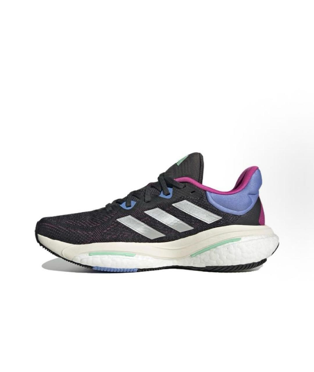 ADIDAS Черные текстильные низкие кроссовки / кеды, фото 3