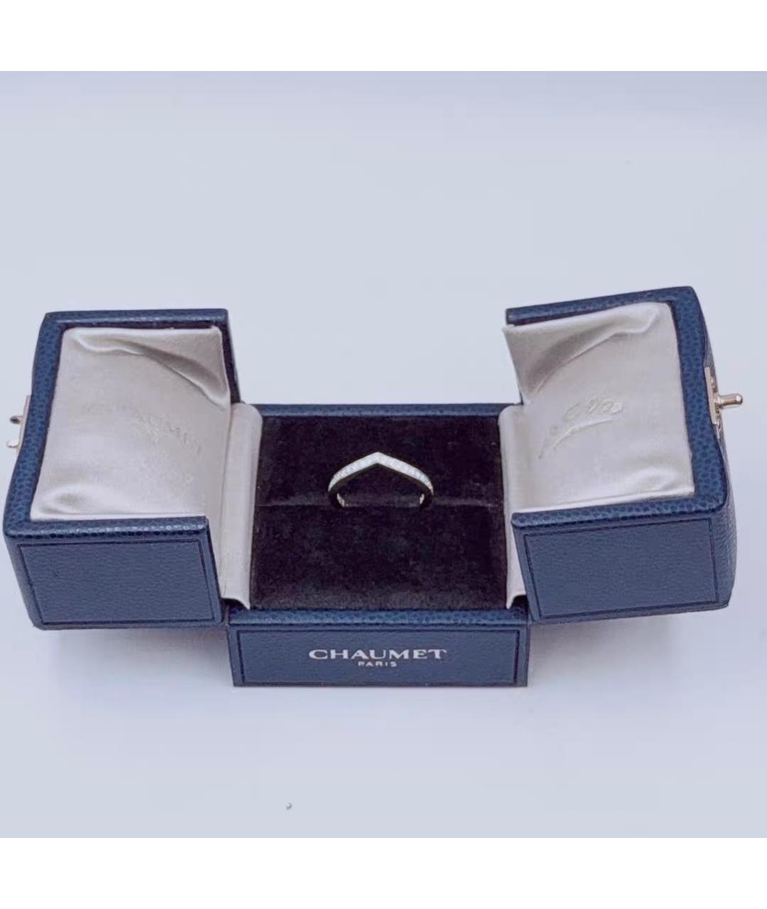 CHAUMET Белое платиновое кольцо, фото 6