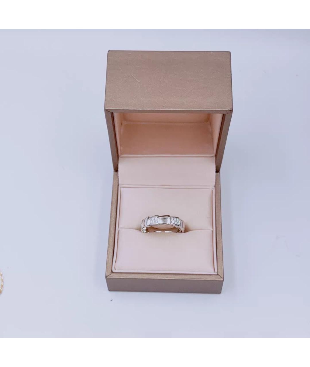 BVLGARI Белое кольцо из белого золота, фото 7