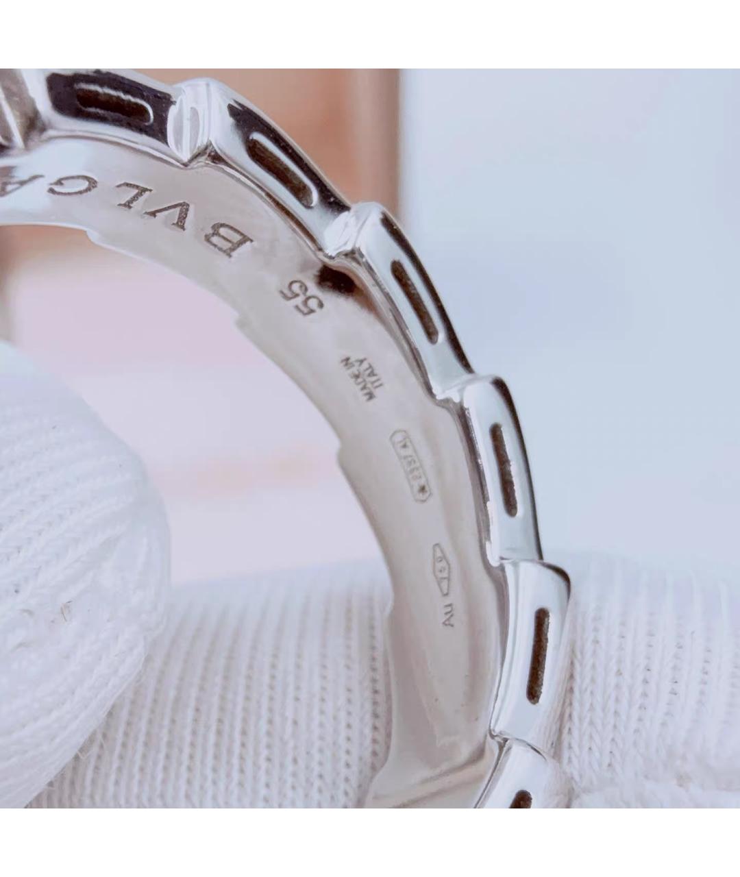 BVLGARI Белое кольцо из белого золота, фото 6