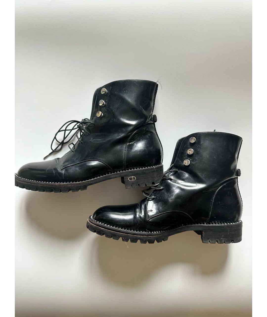 CHRISTIAN DIOR Черные ботинки, фото 2