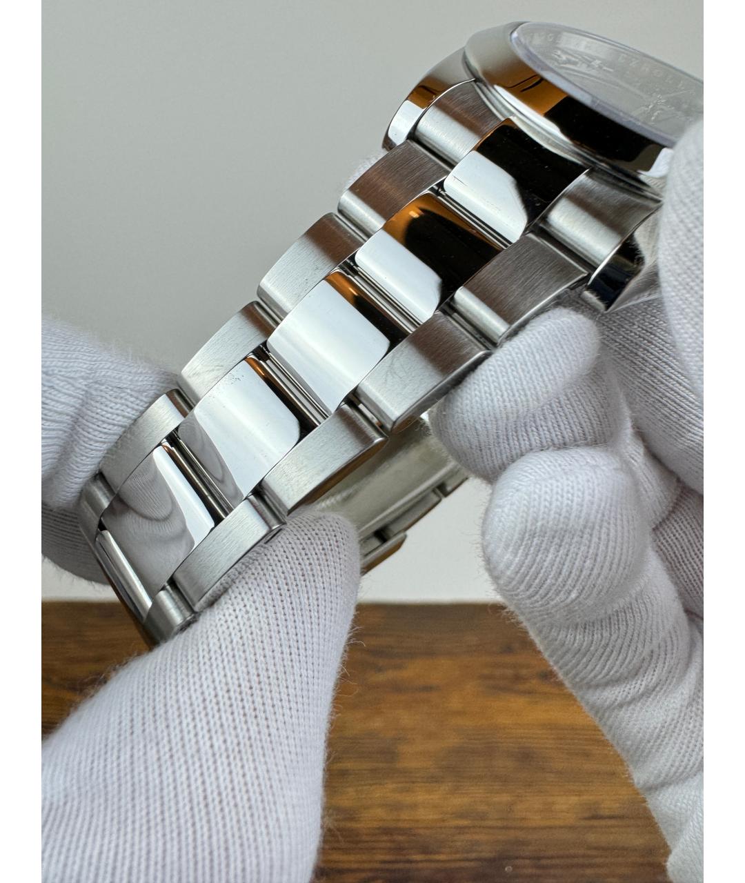 ROLEX Синие металлические часы, фото 4