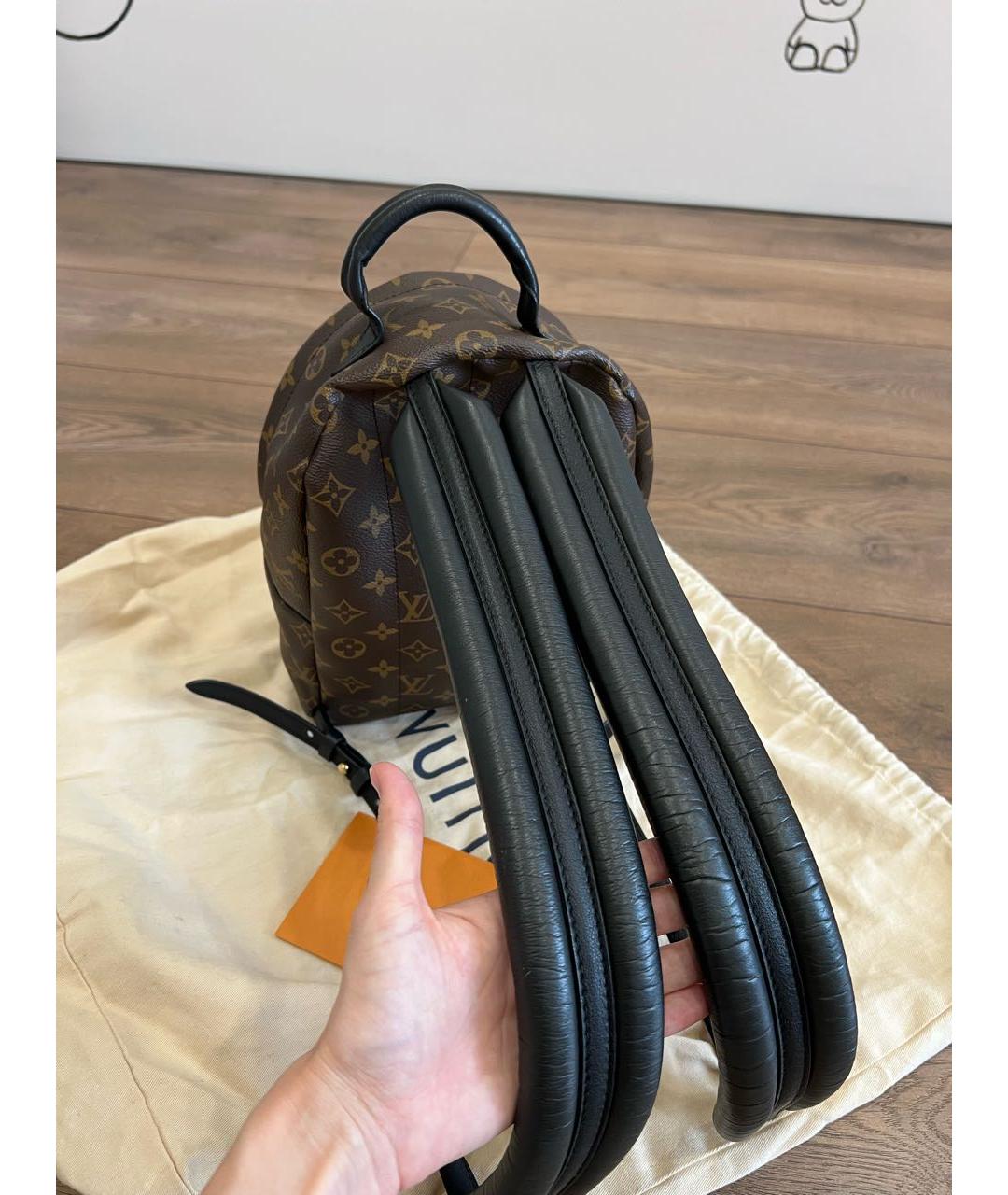 LOUIS VUITTON Коричневый рюкзак, фото 3