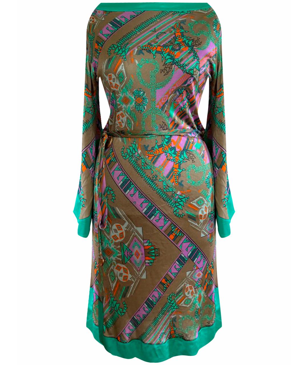 VERSACE COLLECTION Мульти вискозное платье, фото 1