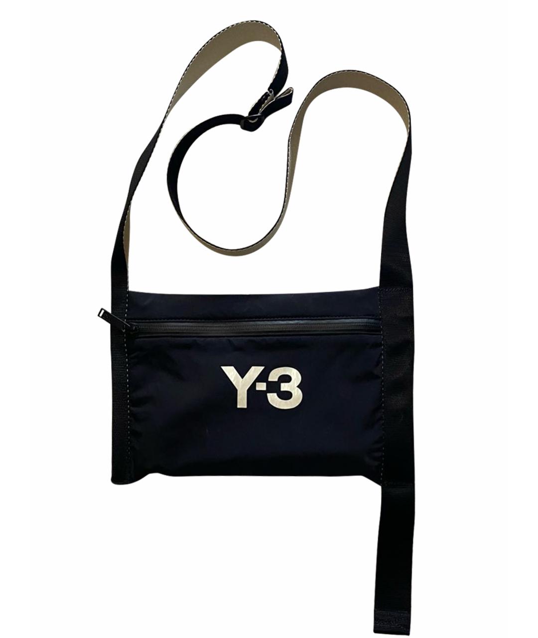 Y-3 Черная сумка на плечо, фото 1