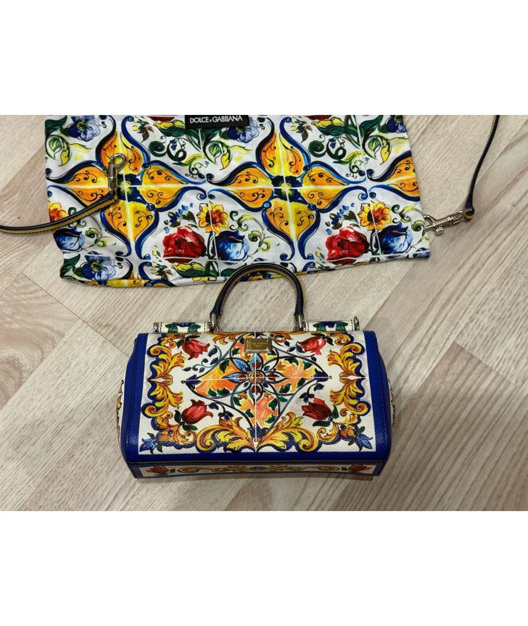 DOLCE&GABBANA Мульти кожаная сумка через плечо, фото 4