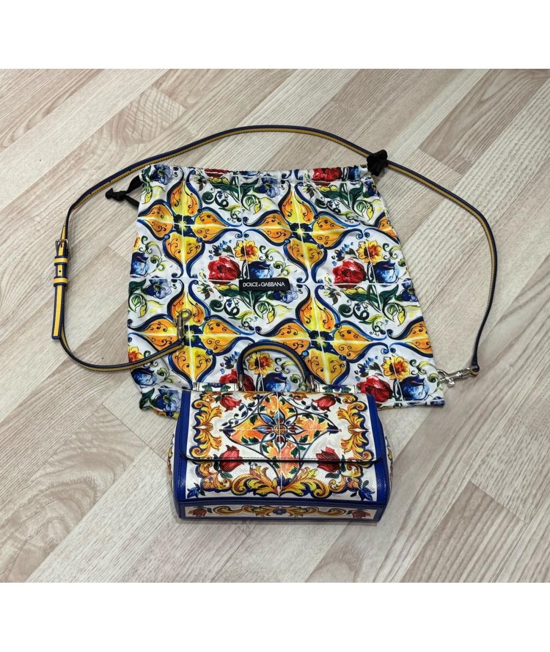 DOLCE&GABBANA Мульти кожаная сумка через плечо, фото 2