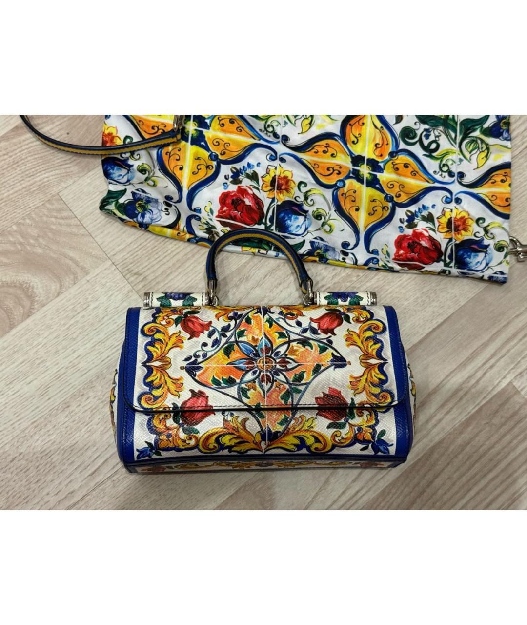 DOLCE&GABBANA Мульти кожаная сумка через плечо, фото 3