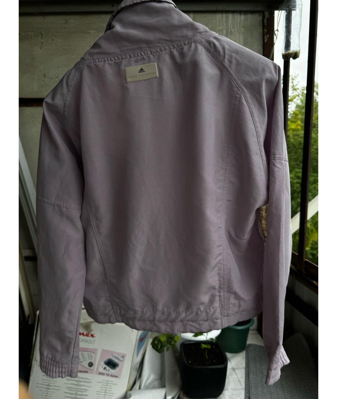 ADIDAS BY STELLA MCCARTNEY Фиолетовая полиэстеровая спортивная куртка, фото 4