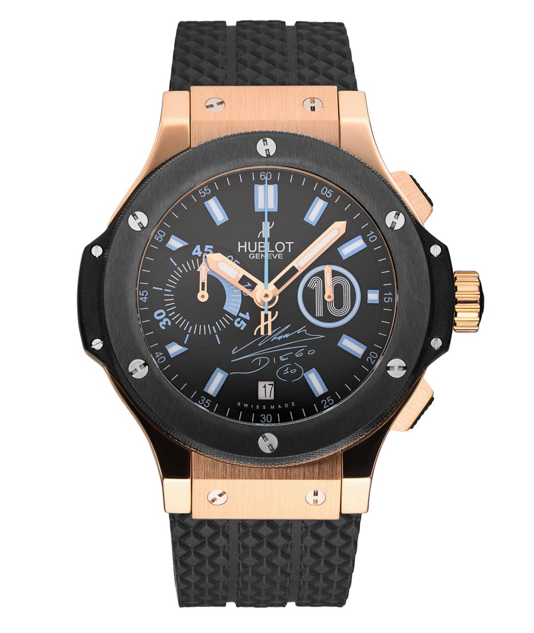 HUBLOT Черные часы из розового золота, фото 1