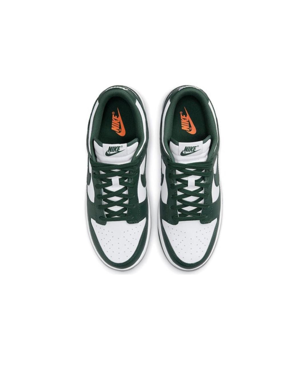 NIKE Зеленые кожаные кроссовки, фото 4