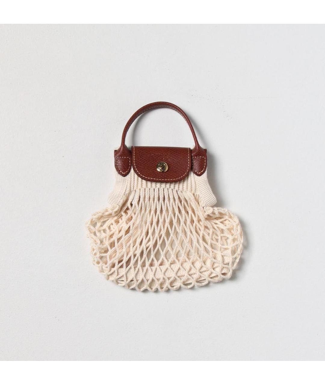 LONGCHAMP Бежевая пляжная сумка, фото 7