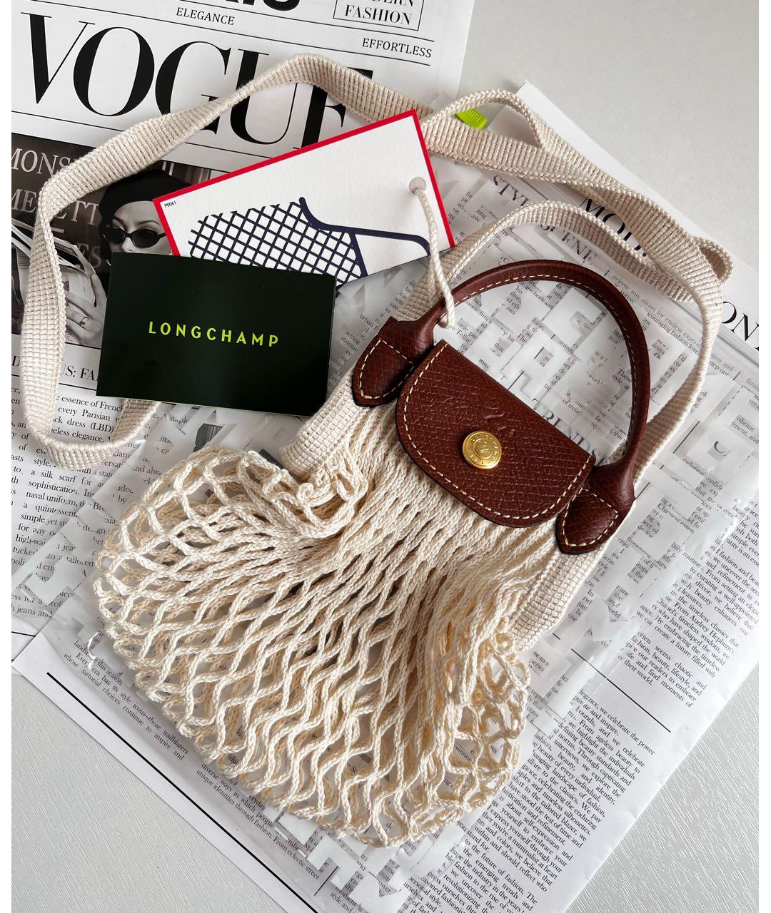 LONGCHAMP Бежевая пляжная сумка, фото 2