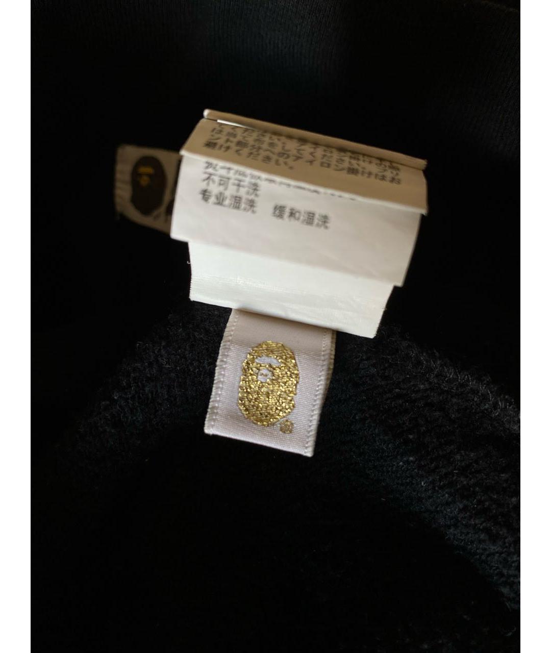 BAPE Черные хлопковые повседневные брюки, фото 5