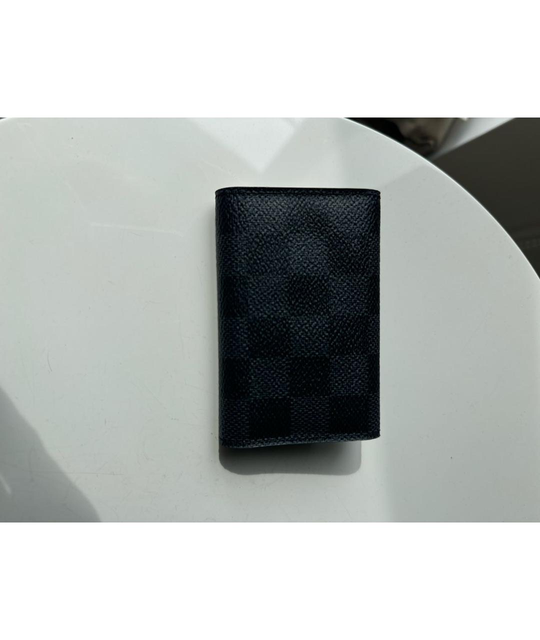 LOUIS VUITTON Черная ключница, фото 2