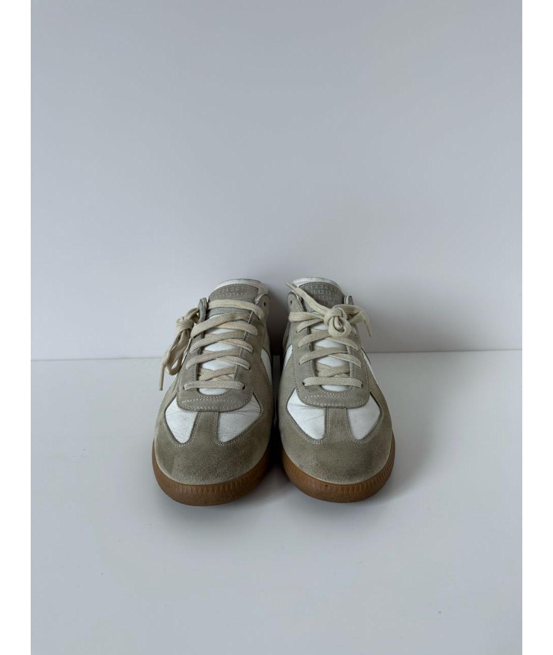 MAISON MARGIELA Белые низкие кроссовки / кеды, фото 2