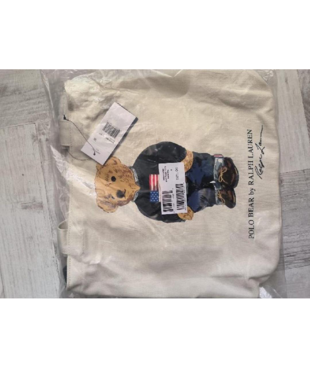 POLO RALPH LAUREN Бежевая сумка тоут, фото 5