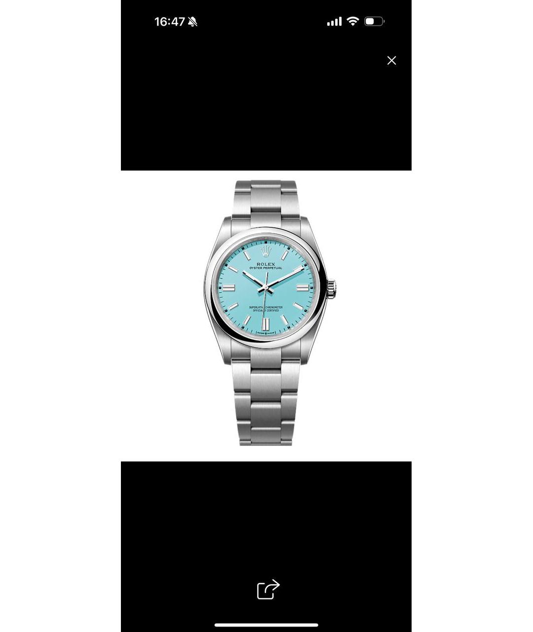 ROLEX Серебряные стальные часы, фото 2