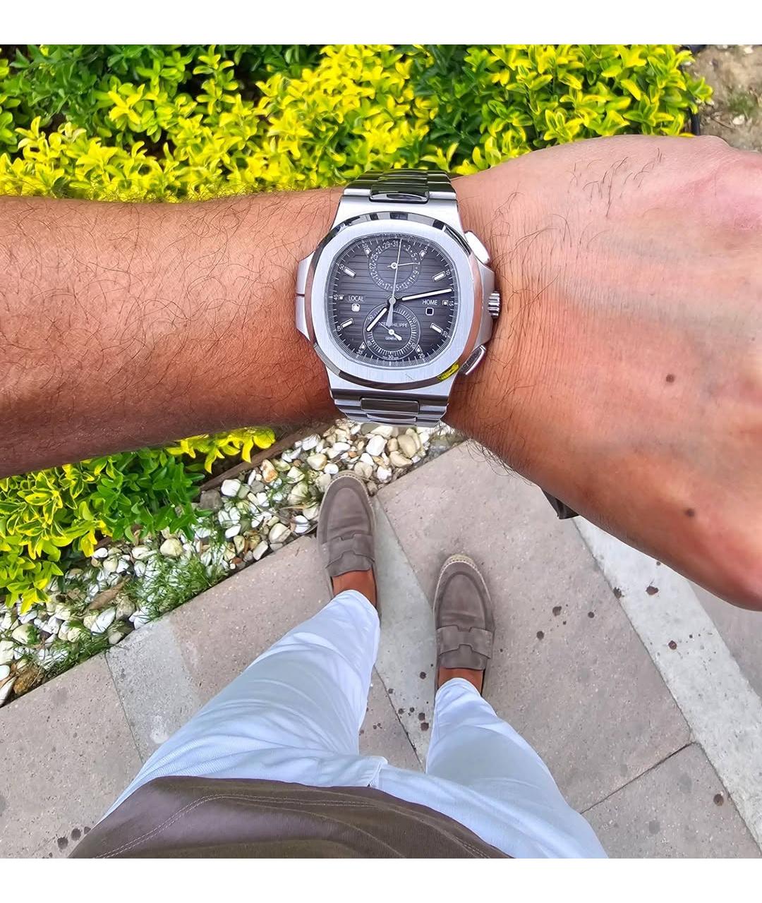PATEK PHILIPPE Серые часы, фото 4