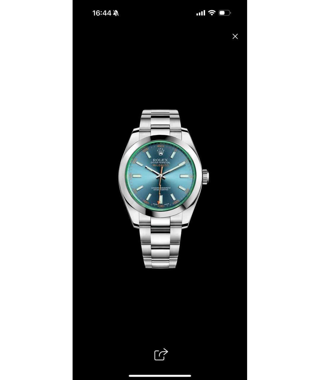ROLEX Серебряные стальные часы, фото 3