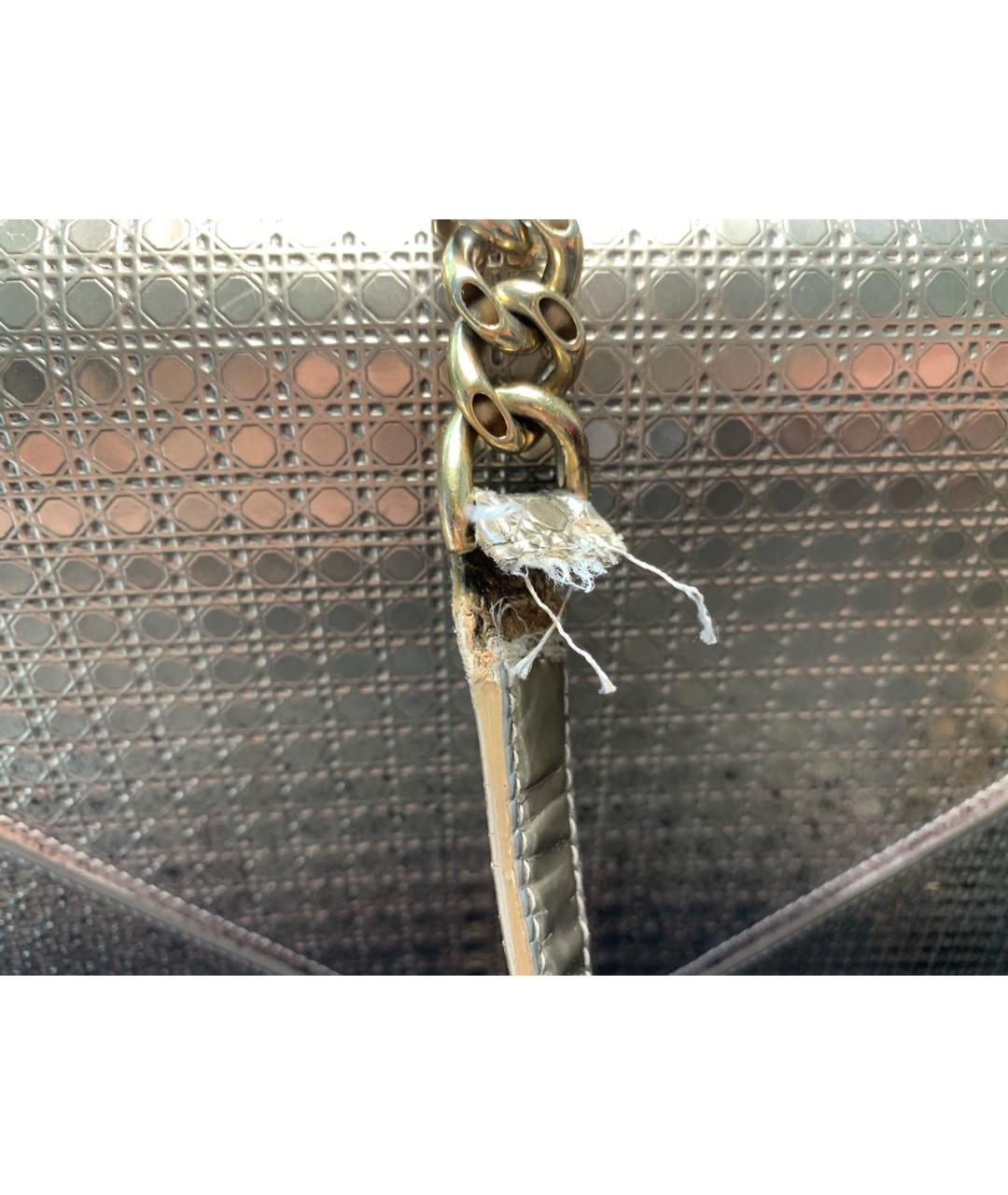 CHRISTIAN DIOR Бежевая кожаная сумка через плечо, фото 7