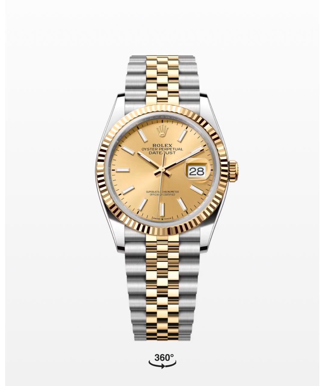 ROLEX Золотые часы из желтого золота, фото 3