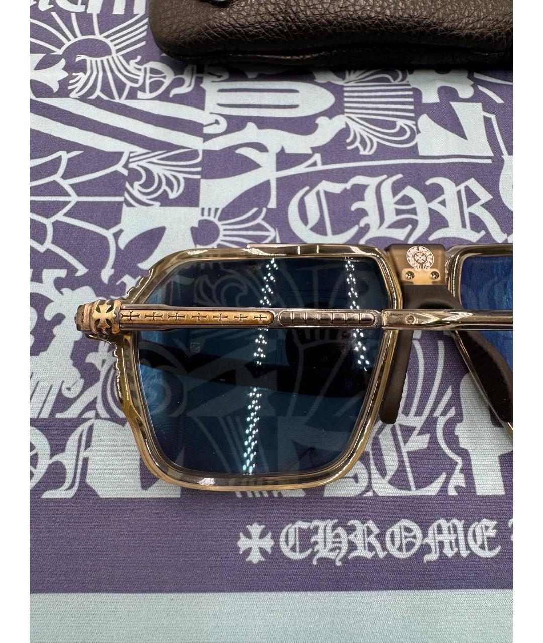 CHROME HEARTS Антрацитовые солнцезащитные очки, фото 7