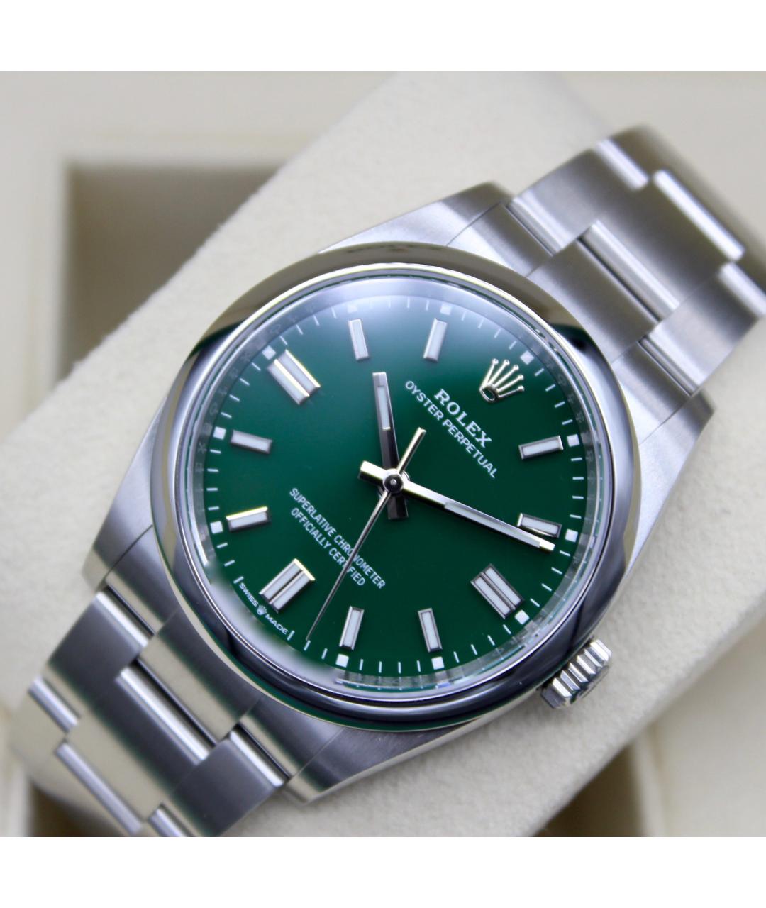 ROLEX Зеленые часы, фото 3