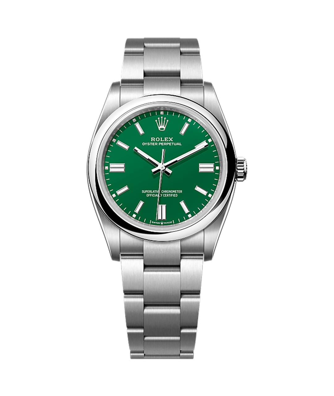 ROLEX Зеленые часы, фото 1