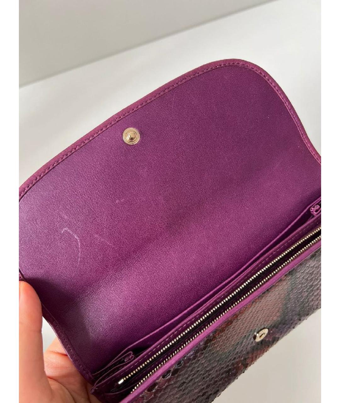 GUCCI Фиолетовый кошелек, фото 5