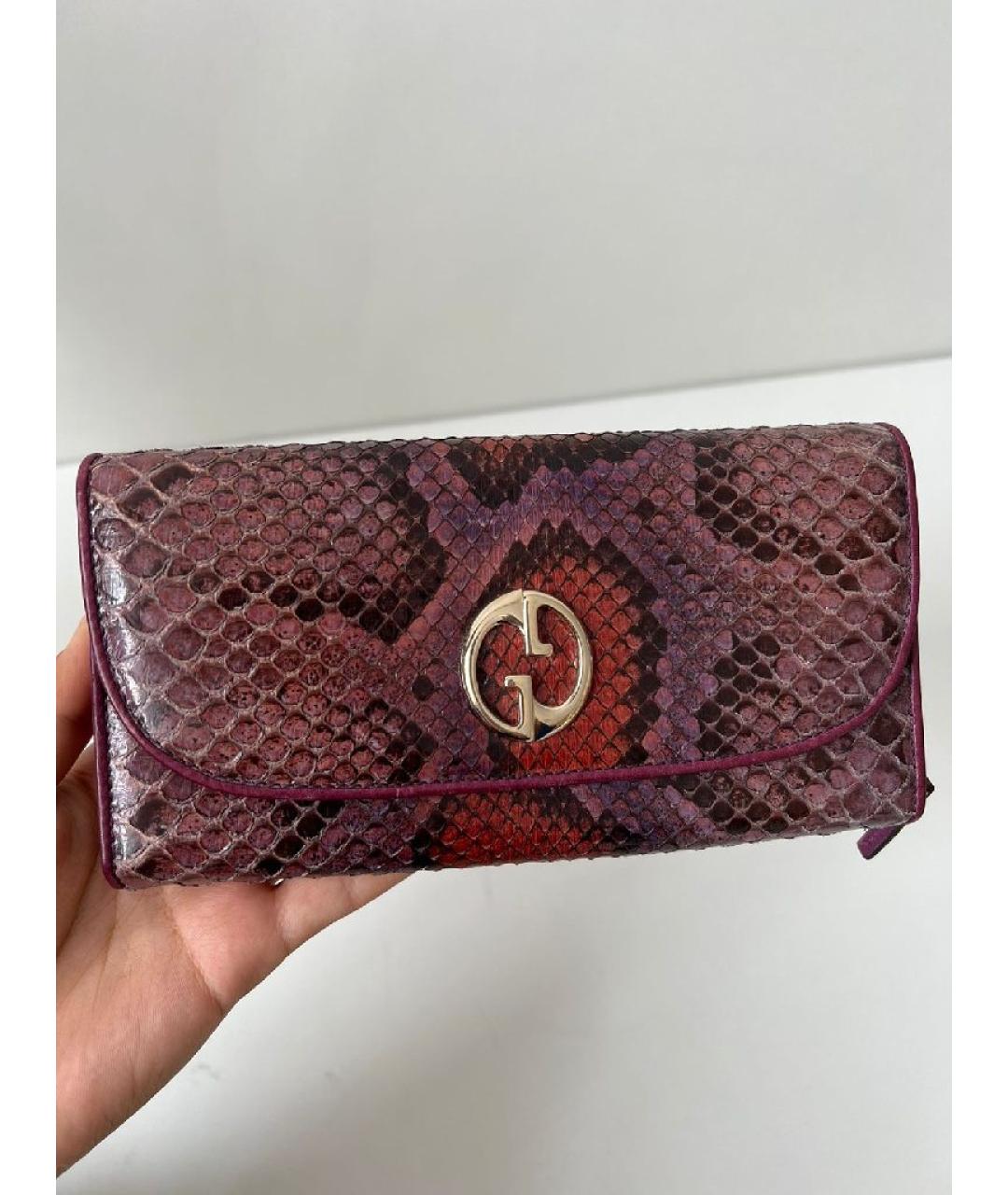 GUCCI Фиолетовый кошелек, фото 9