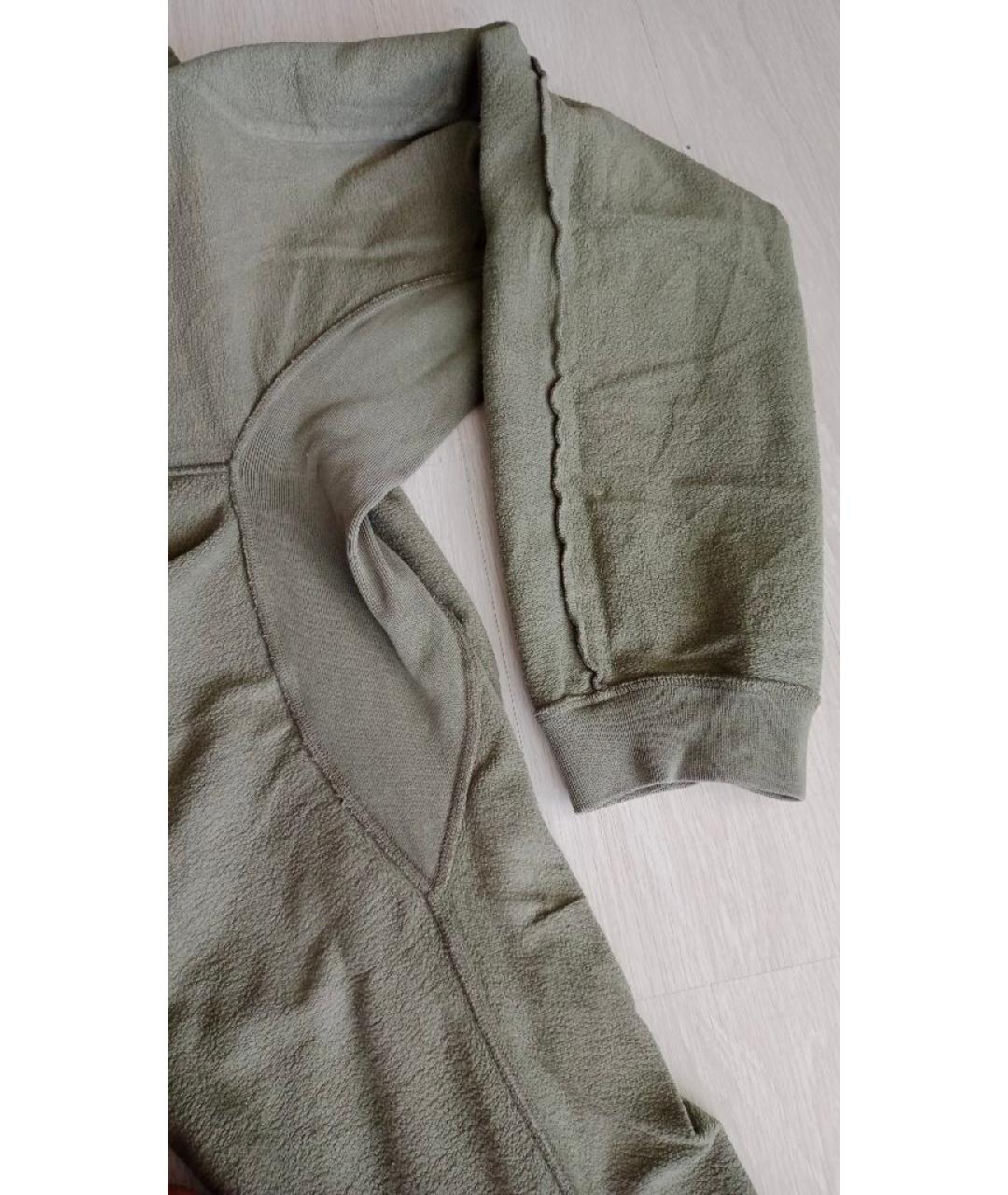 STONE ISLAND Хаки хлопковые повседневные брюки, фото 5