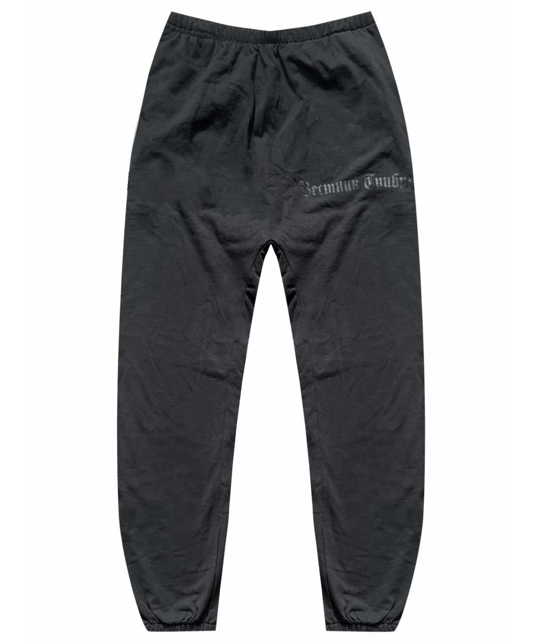 YEEZY Черные хлопковые повседневные брюки, фото 1