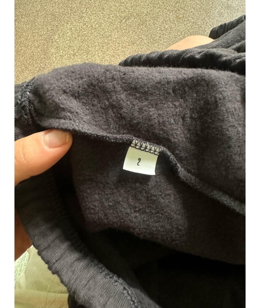YEEZY Черные хлопковые повседневные брюки, фото 3