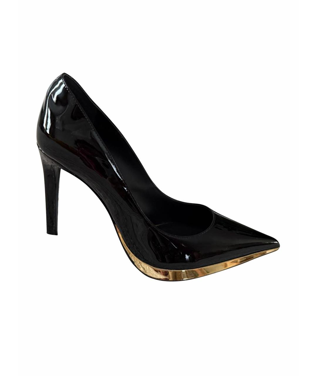 GIUSEPPE ZANOTTI DESIGN Черные туфли из лакированной кожи, фото 1